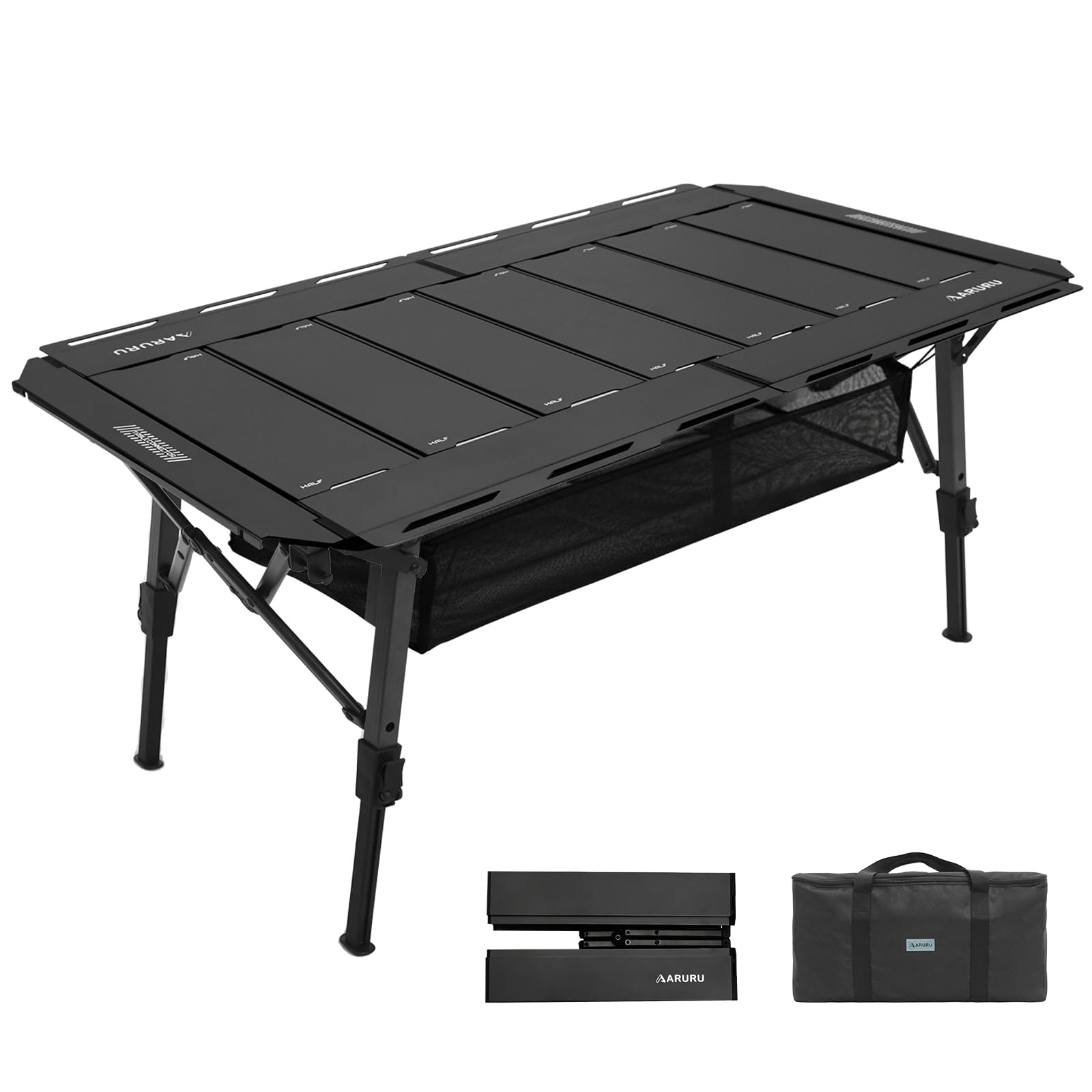 Amazon | ARURU IGTキャンプテーブル 3.5ユニット 折りたたみ式 アルミ